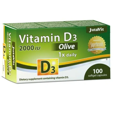JutaVit D3-vitamin 2000NE (50µg) Olíva 100 db