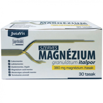 JutaVit Szerves Magnézium granulátum italpor – 30 tasak
