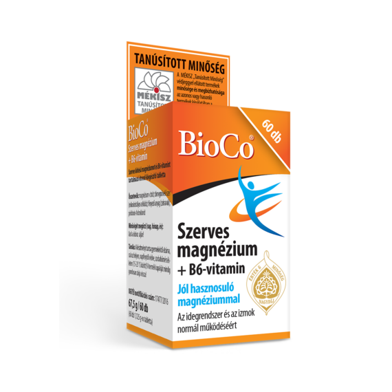 BIOCO SZERVES MAGNÉZIUM+B6-VITAMIN MEGAPACK 60 DB