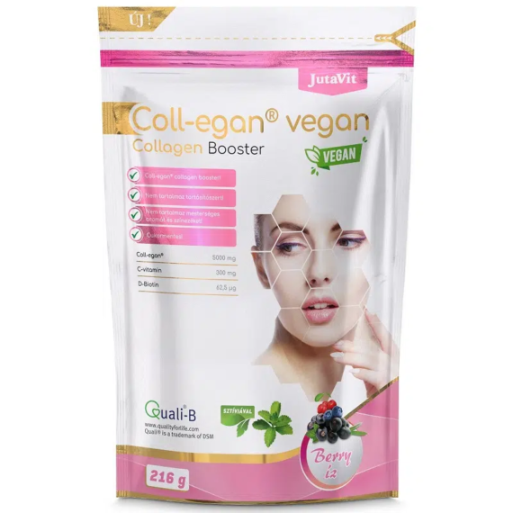 JutaVit Coll-egan Vegan Collagen Booster 216g – Berry íz