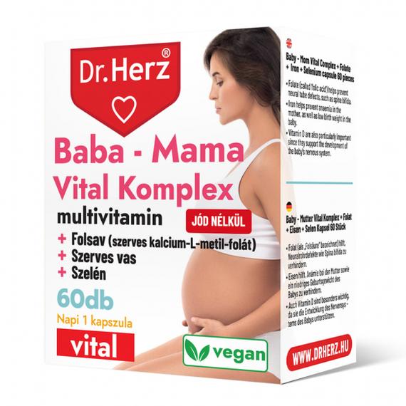 DR. HERZ BABA-MAMA VITAL KOMPLEX KAPSZULA 60 DB