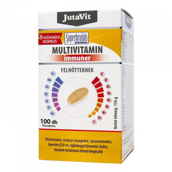 JutaVit Multivitamin Immuner Felnőtteknek – 100 db