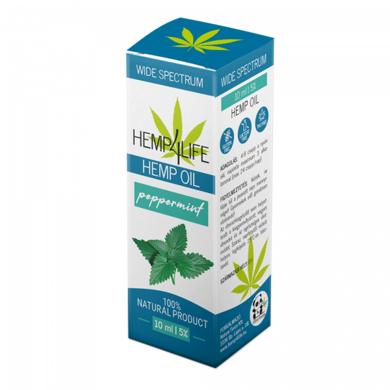 Hemp4life Wide Spectrum 10ml 5% Borsmenta