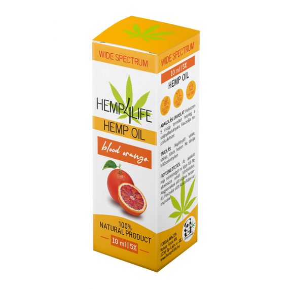 Hemp4life Wide Spectrum 10ml 5% Vérnarancs