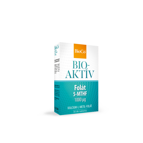 BIOCO BIOAKTÍV FOLÁT 5-MTHF 1000 MCG TABLETTA 30 DB