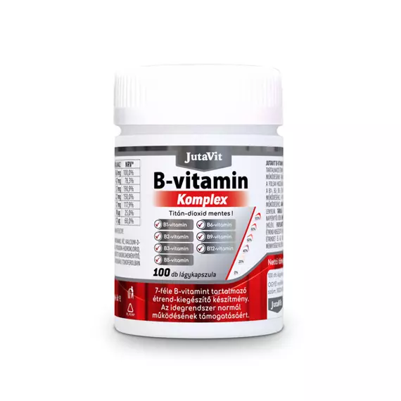 JutaVit B-vitamin Komplex lágyzselatin kapszula 100 db