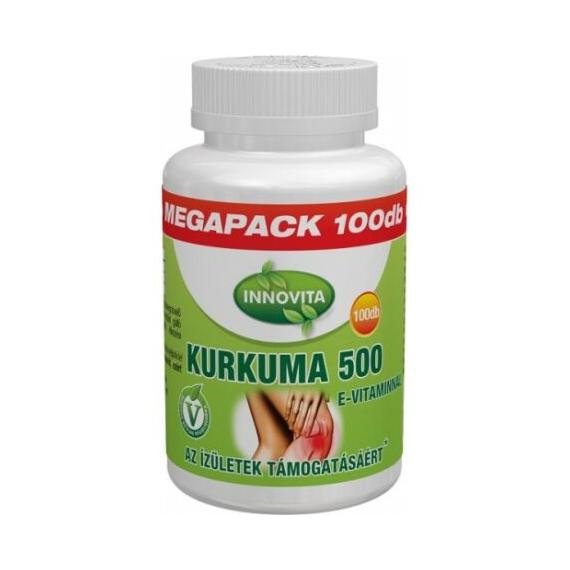 INNOVITA KURKUMA 500 E-VITAMINNAL MEGAPACK 100 DB