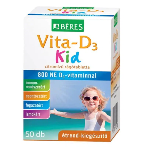 Béres Vita-D3 Kid rágótabletta 50x