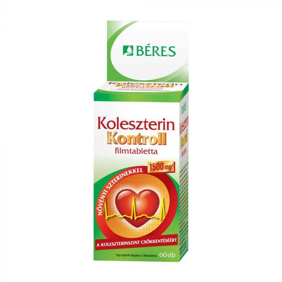 Béres Egészségtár Koleszterin kontroll filmtabletta 60x
