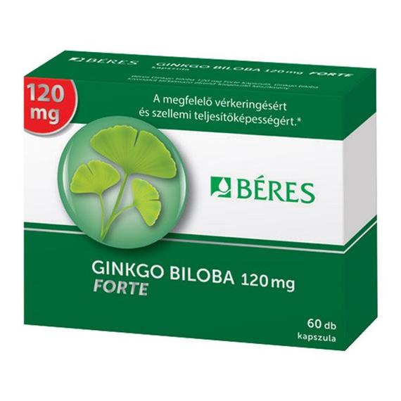 Béres Ginkgo biloba 120 mg Forte kapszula 60x