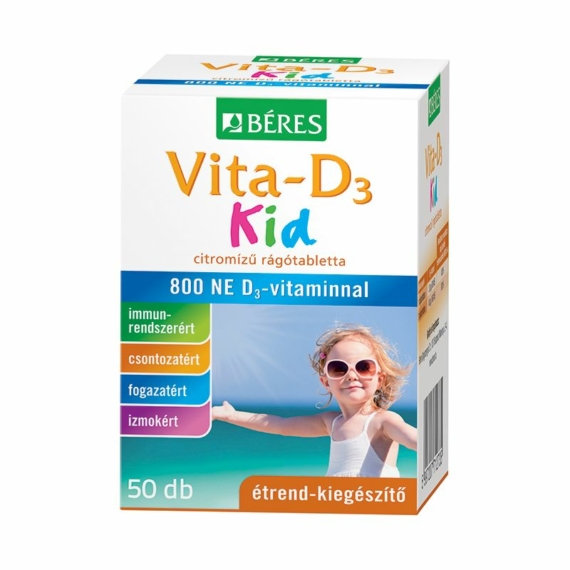 Béres Vita-D3 Kid rágótabletta 50x